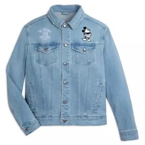 New! COLLECTOR’S Disney World Mickey Mouse Denim Jacket for Adults